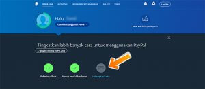 Step 1 Cara Menghubungkan Kartu Kredit (Verifikasi Kartu) di PayPal