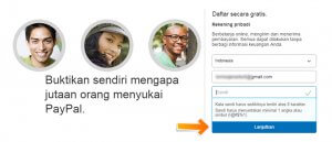 Step 3 Memasukkan Email dan Password
