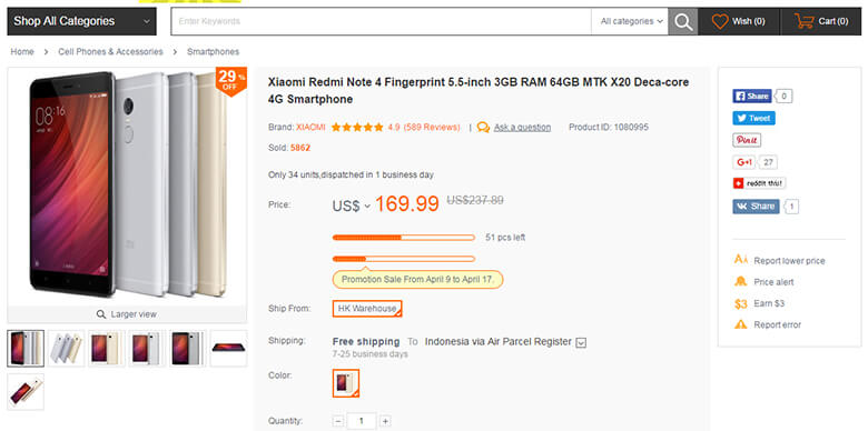 Review & Spesifikasi Xiaomi Redmi Note 4